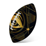 Geometric Eye of Providence Print Rugby Ball