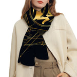 Geometric Eye of Providence Print Scarf