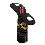 Geometric Eye of Providence Print Single Neoprene Wine Tote