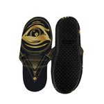 Geometric Eye of Providence Print Slippers