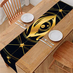 Geometric Eye of Providence Print Table Runner