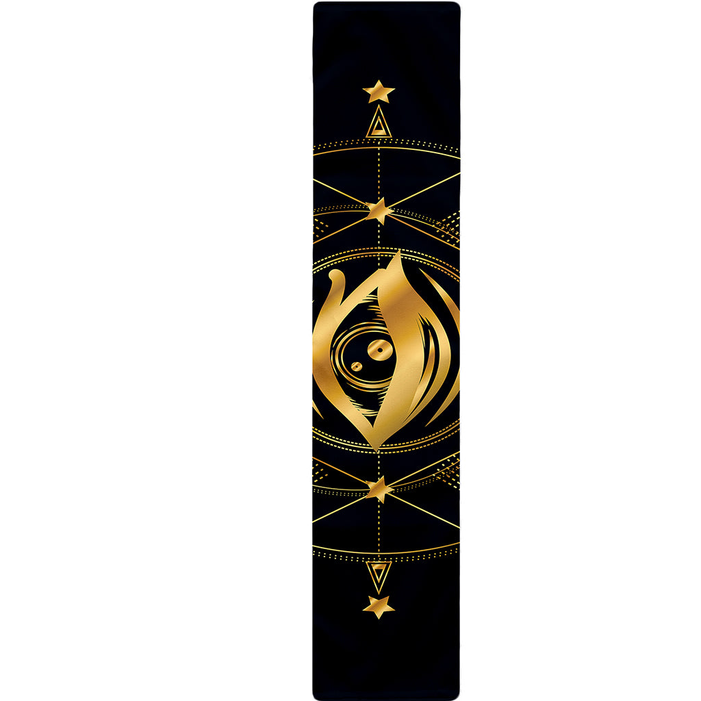 Geometric Eye of Providence Print Table Runner