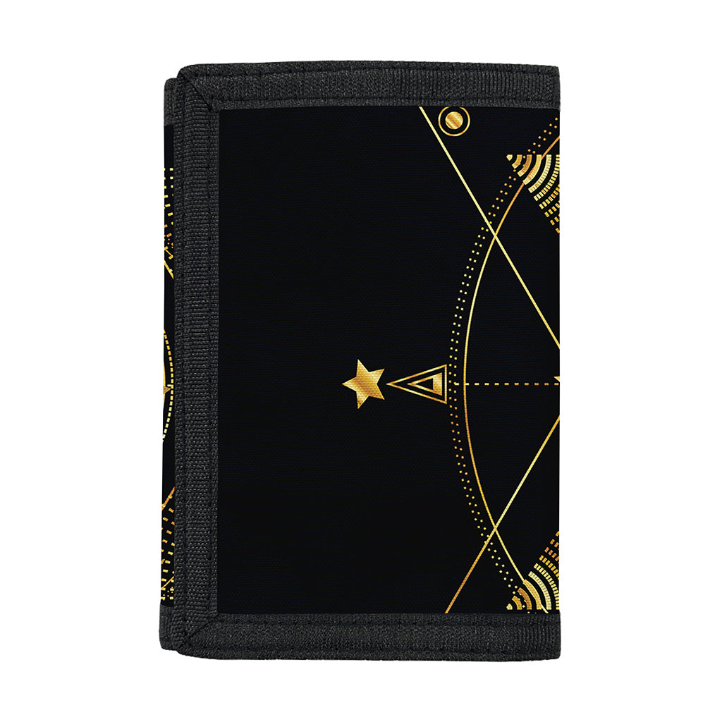Geometric Eye of Providence Print Trifold Wallet