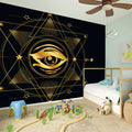 Geometric Eye of Providence Print Wall Sticker