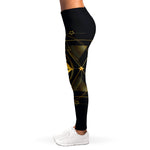 Geometric Eye of Providence Print Women's Leggings