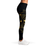 Geometric Eye of Providence Print Women's Leggings