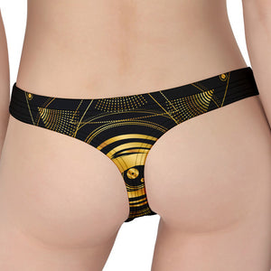 Geometric Eye of Providence Print Women's Thong