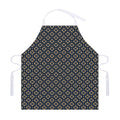 Geometric Floral Print Adjustable Apron