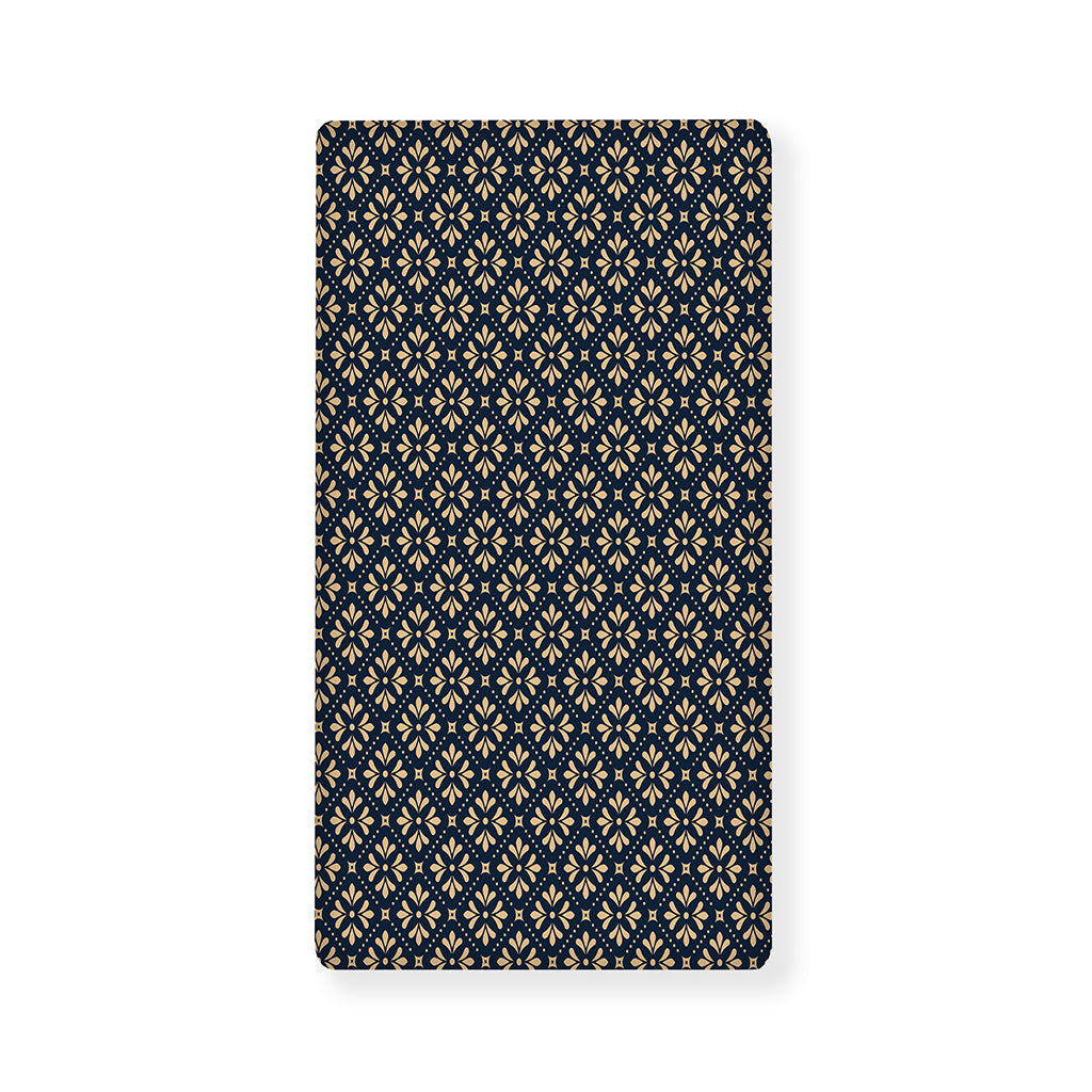 Geometric Floral Print Baby Crib Sheet