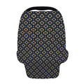 Geometric Floral Print Baby Seat Cover