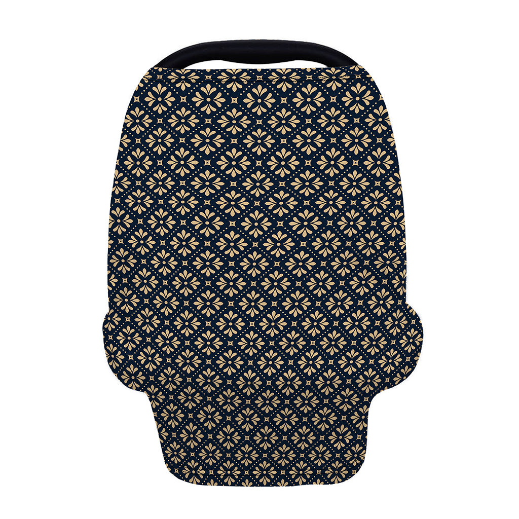Geometric Floral Print Baby Seat Cover