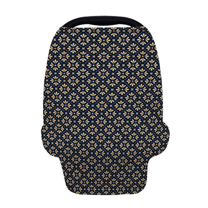 Geometric Floral Print Baby Seat Cover