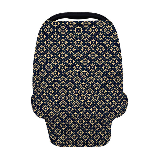 Geometric Floral Print Baby Seat Cover