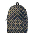 Geometric Floral Print School Backpack