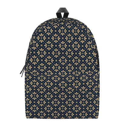 Geometric Floral Print Backpack