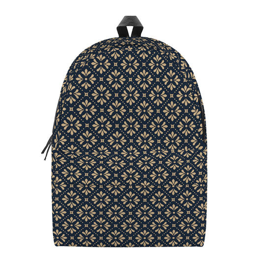 Geometric Floral Print Backpack
