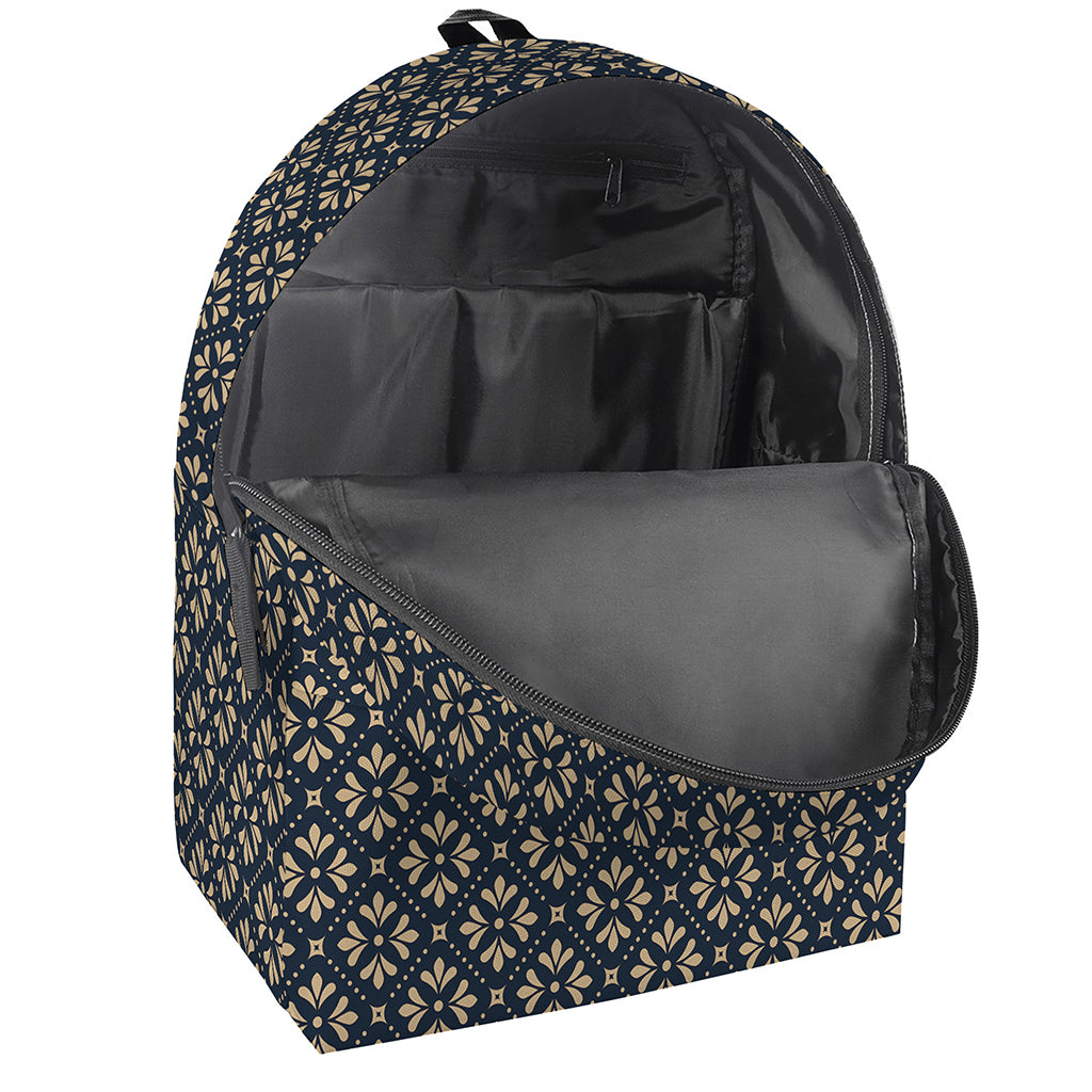Geometric Floral Print Backpack