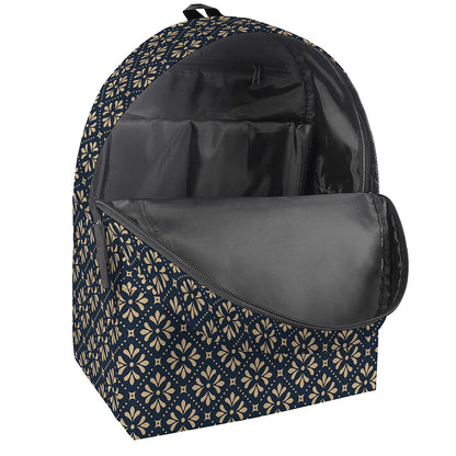 Geometric Floral Print Backpack