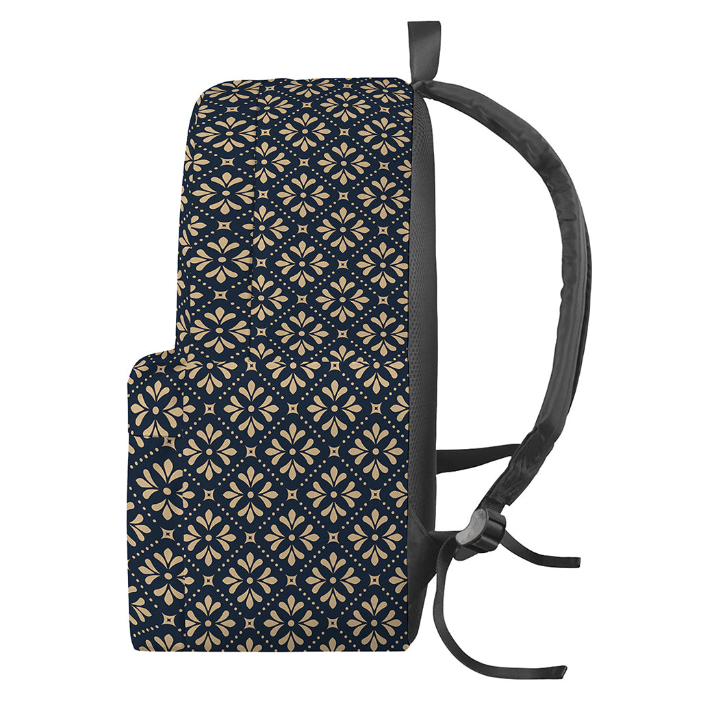 Geometric Floral Print Backpack
