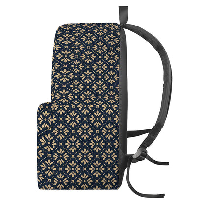 Geometric Floral Print Backpack