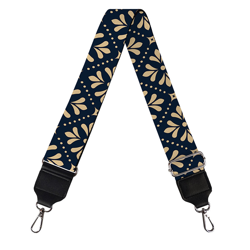 Geometric Floral Print Bag Strap