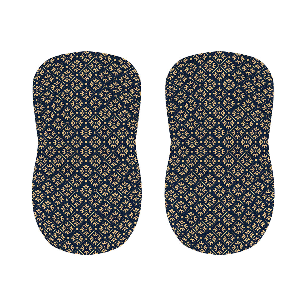 Geometric Floral Print Bar Stool Covers