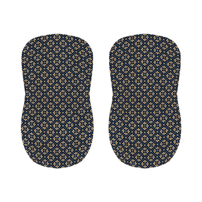 Geometric Floral Print Bar Stool Covers