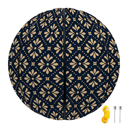 Geometric Floral Print Basketball