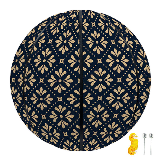 Geometric Floral Print Basketball