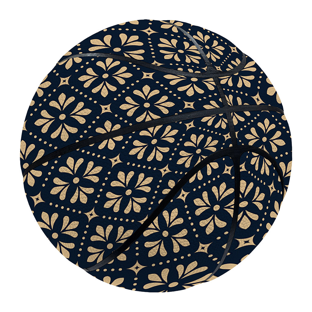 Geometric Floral Print Basketball