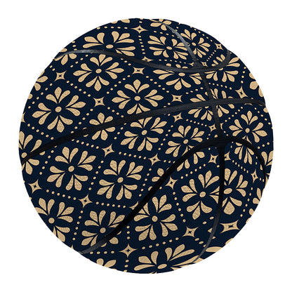 Geometric Floral Print Basketball