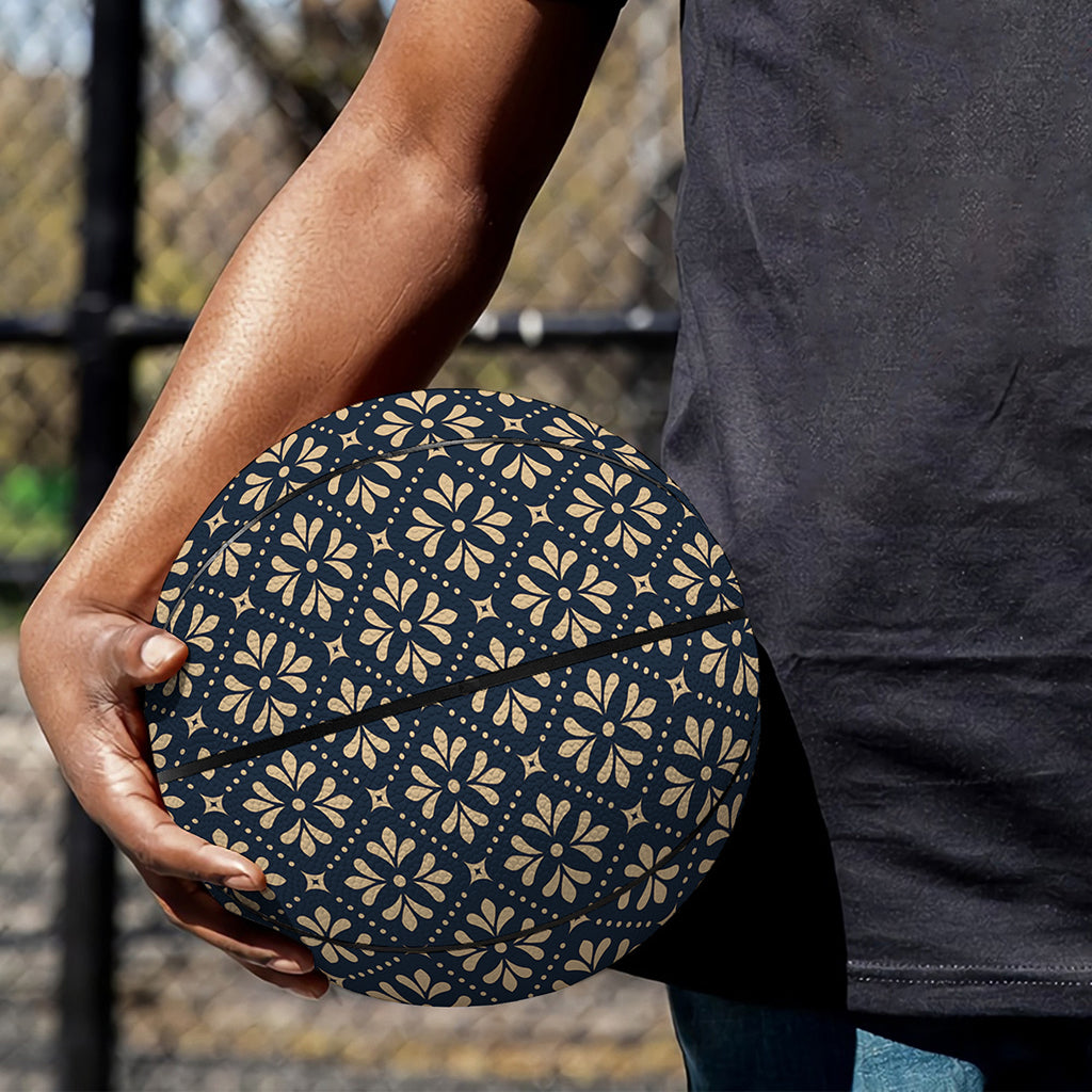 Geometric Floral Print Basketball