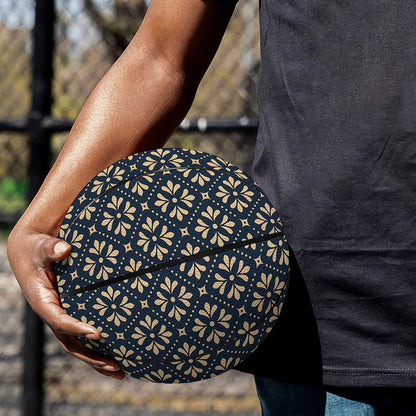 Geometric Floral Print Basketball