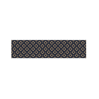 Geometric Floral Print Bed Runner