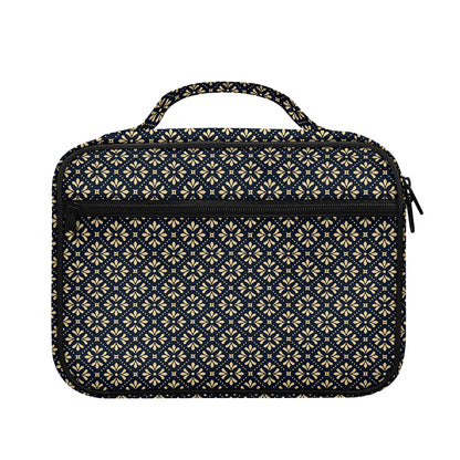 Geometric Floral Print Briefcase Bible Bag