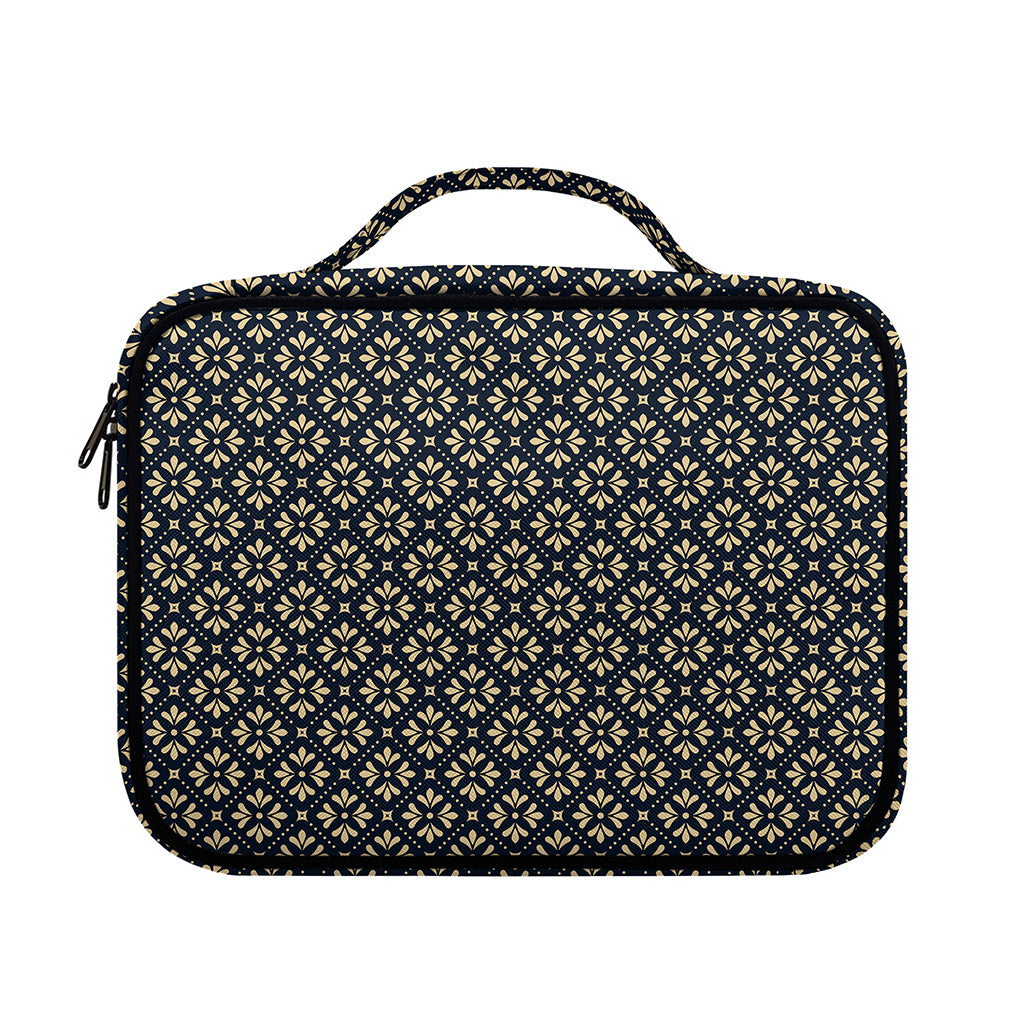 Geometric Floral Print Briefcase Bible Bag