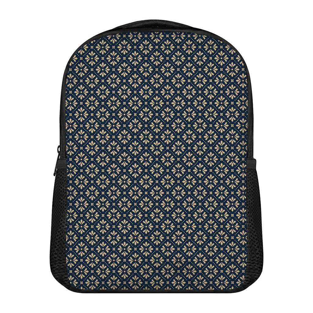 Geometric Floral Print Casual Backpack