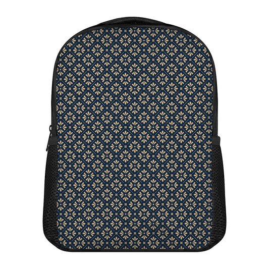 Geometric Floral Print Casual Backpack