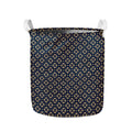 Geometric Floral Print Collapsible Laundry Basket