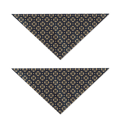 Geometric Floral Print Dog Bandana
