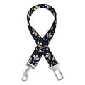 Geometric Floral Print Dog Seat Belt