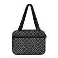 Geometric Floral Print Double Strap Bible Bag