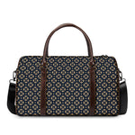 Geometric Floral Print Duffle Bag