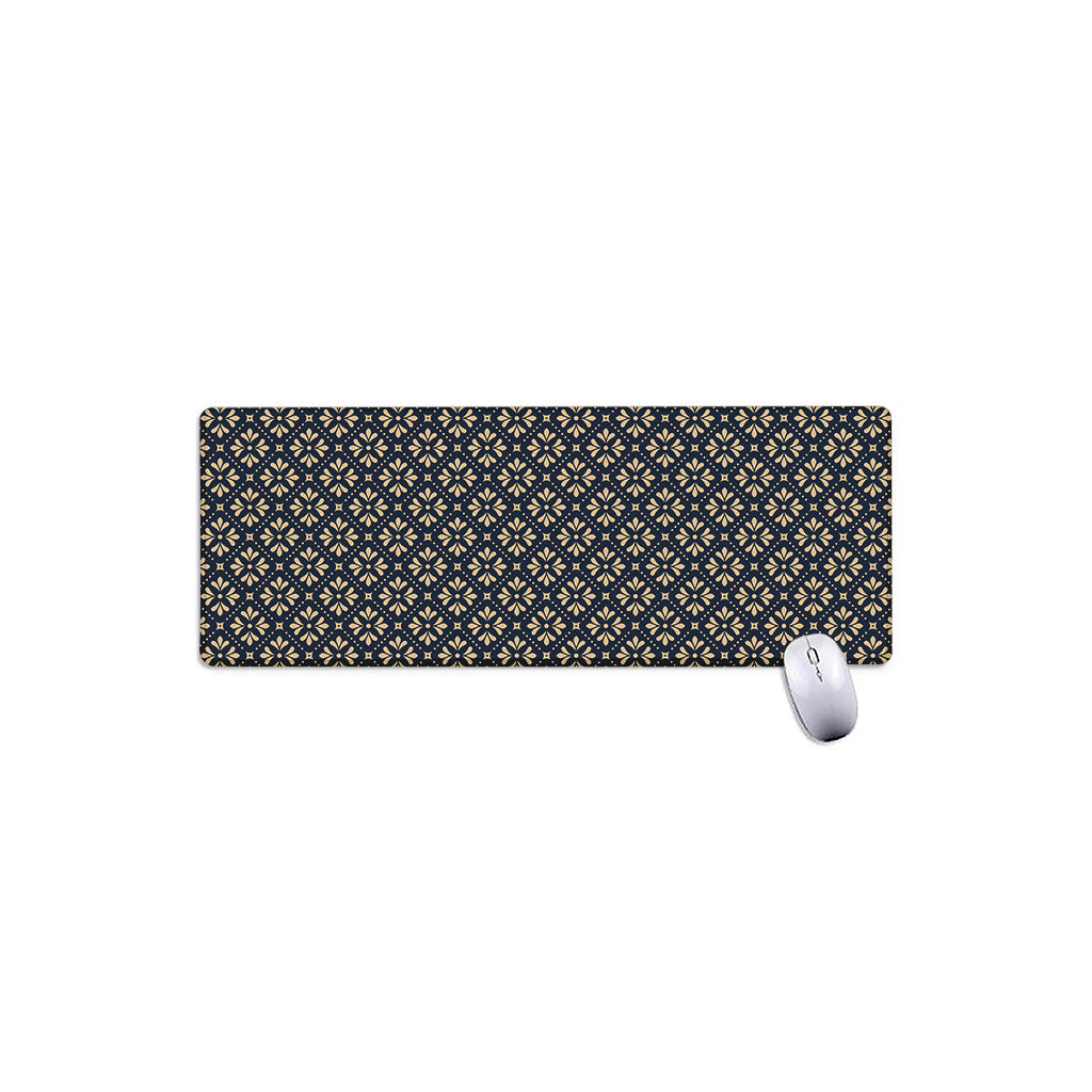 Geometric Floral Print Extended Mouse Pad