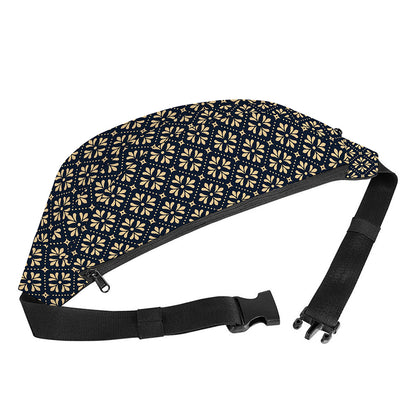 Geometric Floral Print Fanny Pack
