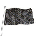 Geometric Floral Print Flag