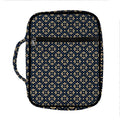 Geometric Floral Print Front Pocket Bible Bag