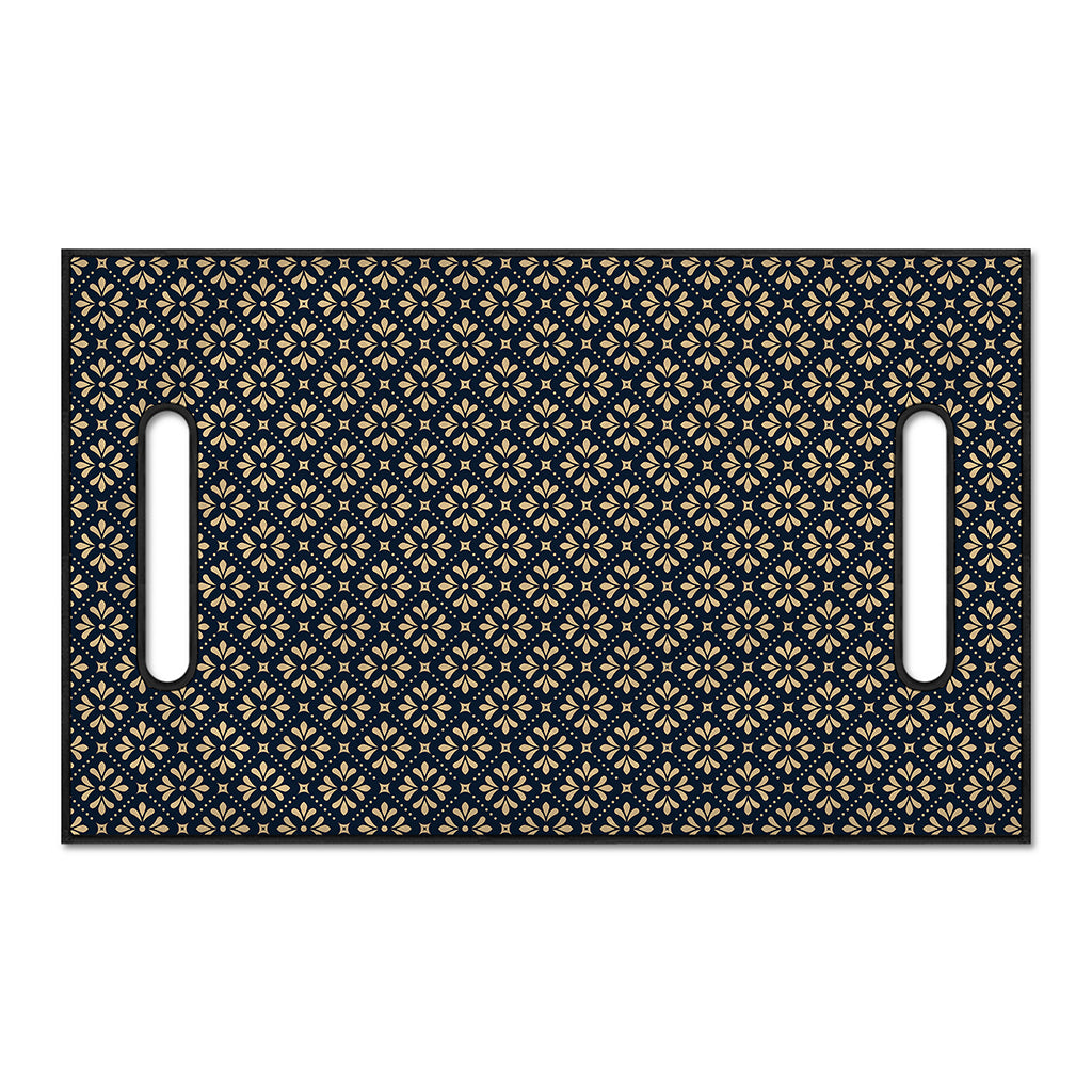 Geometric Floral Print Golf Cart Seat Cover