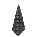 Geometric Floral Print Hand Towel