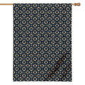 Geometric Floral Print House Flag